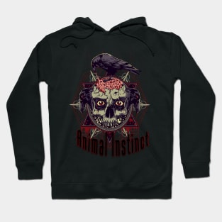 The Crow eating Brains Hoodie